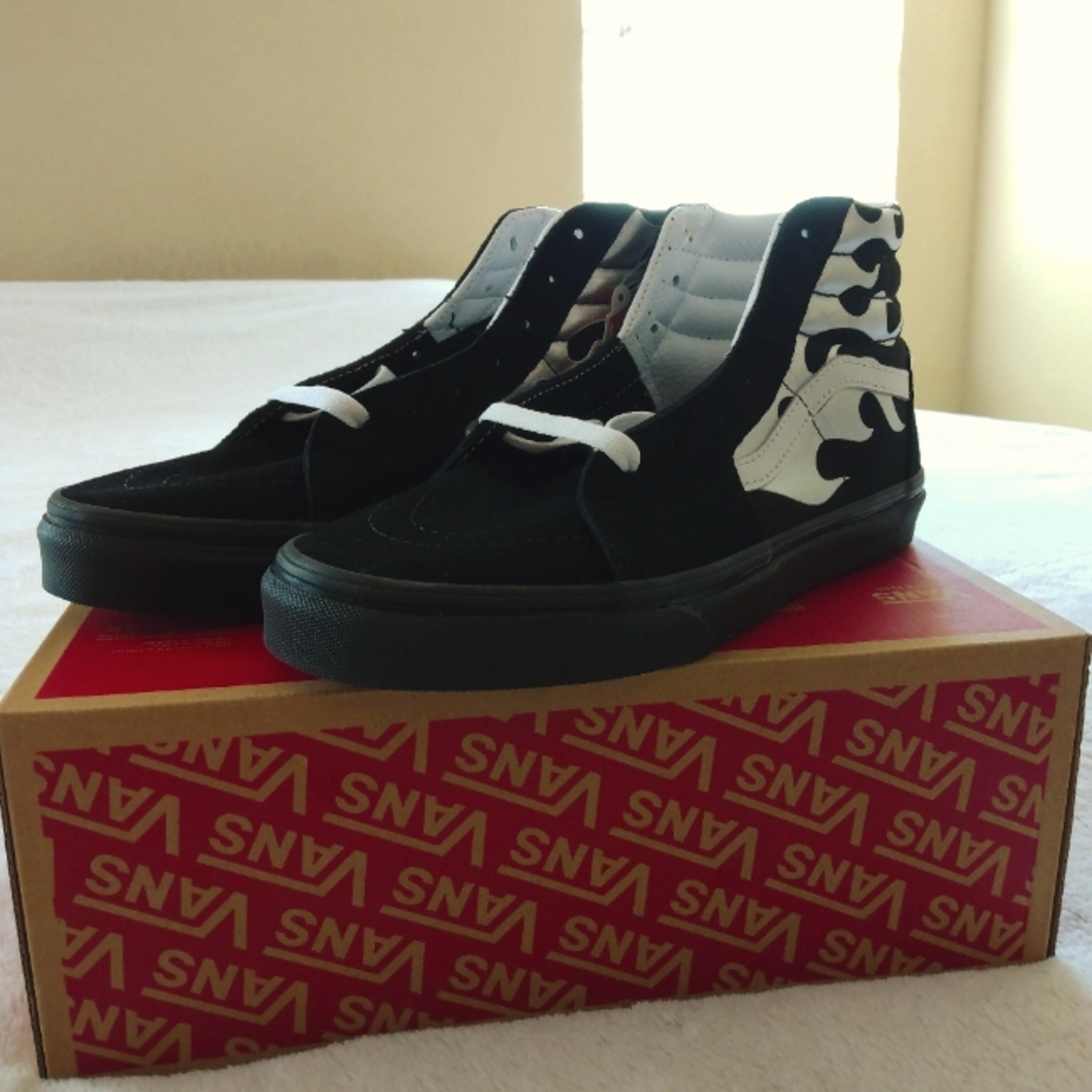Van's Flaming Shoes New (without box)